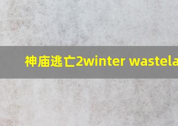 神庙逃亡2winter wasteland